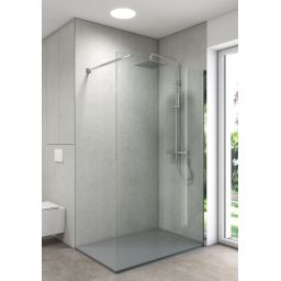 Oltens Boran zestaw prysznicowy ścienny termostatyczny z deszczownicą chrom 36503100