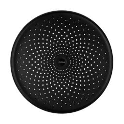 Oltens Vann deszczownica 26x26 cm okrągła czarny mat 37007300