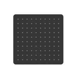 Oltens Vindel (S) deszczownica 30 cm kwadratowa czarny mat 37001300