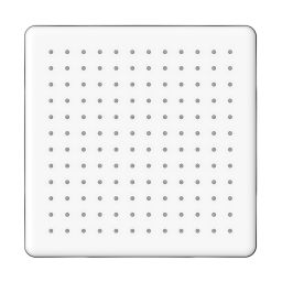 Oltens Sondera deszczownica 30x30 cm kwadratowa chrom 37003100