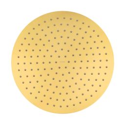 Oltens Vindel deszczownica 30 cm okrągła złoto szczotkowane 37006810