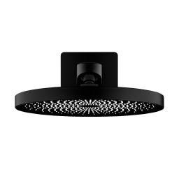 Oltens Vann deszczownica 26x26 cm okrągła czarny mat 37007300