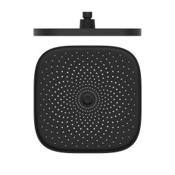 Oltens Vann (S) deszczownica 26x26 cm kwadratowa czarny mat 37008300