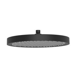 Oltens Regna deszczownica 32x32 cm okrągła czarny mat 37009300