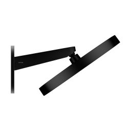 Oltens Regna deszczownica 32x32 cm okrągła czarny mat 37009300