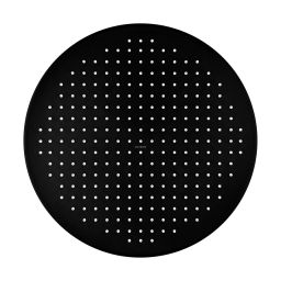 Oltens Regna deszczownica 32x32 cm okrągła czarny mat 37009300