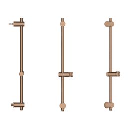 Oltens Alling drążek prysznicowy 60 cm miedź szczotkowana 37300610