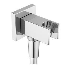 Oltens Hvita (S) przyłącze kątowe z uchwytem kwadratowe chrom 39303100