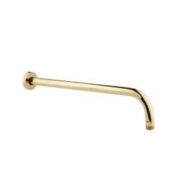 Oltens Lagan ramię deszczownicy 40 cm okrągłe złoty połysk 39400800