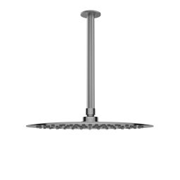 Oltens Aera ramię prysznicowe sufitowe 25 cm grafit 39404400