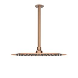 Oltens Aera ramię prysznicowe sufitowe 25 cm miedź szczotkowana 39404610