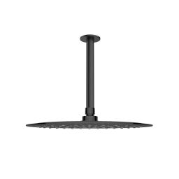 Oltens Aera ramię prysznicowe sufitowe 15 cm czarny mat 39405300