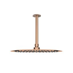 Oltens Aera ramię prysznicowe sufitowe 15 cm miedź szczotkowana 39405610