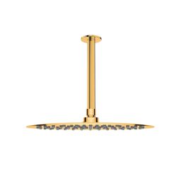 Oltens Aera ramię prysznicowe sufitowe 15 cm złoty połysk 39405800