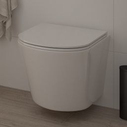 Zestaw Oltens Jog miska WC wisząca PureRim z deską wolnoopadającą 42004000
