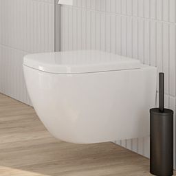 Zestaw Oltens Vernal miska WC wisząca PureRim z deską wolnoopadającą 42006000
