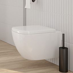 Zestaw Oltens Vernal miska WC wisząca PureRim z powłoką SmartClean z deską wolnoopadającą 42506000