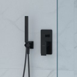 Oltens Sog słuchawka prysznicowa czarny mat 37103300