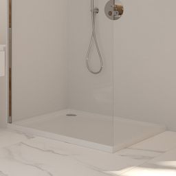 Oltens Superior brodzik prostokątny 100x90 cm biały 15005000