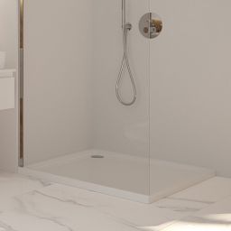 Oltens Superior brodzik prostokątny 120x90 cm biały 15006000