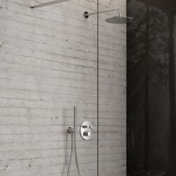 Zestaw Oltens Onega bateria podtynkowa z deszczownicą 25 cm Vindel i kompletem prysznicowym Ume chrom 36618100