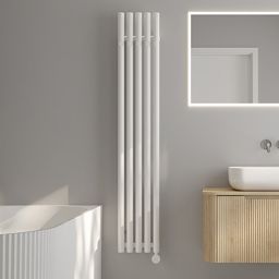 Oltens Stang grzejnik łazienkowy dekoracyjny 150x26 cm biały 55021000