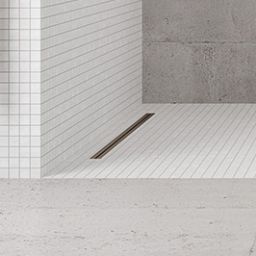 Oltens Langan Slim maskownica odpływu liniowego 90 cm miedź 30020610