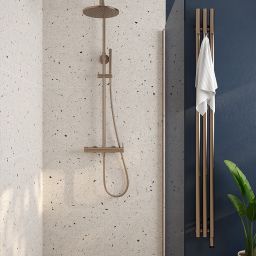 Oltens Stang grzejnik łazienkowy dekoracyjny 180x15 cm miedź 55011610