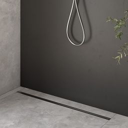 Oltens Langan Slim odpływ prysznicowy liniowy 90 cm chrom/stal nierdzewna 30012100