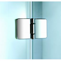 Oltens Disa drzwi prysznicowe 120 cm uchylne chrom połysk/szkło przezroczyste 21206100