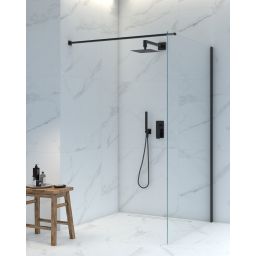 Zestaw Oltens Gota bateria podtynkowa z deszczownicą 30 cm Vindel (S) i kompletem prysznicowym Sog czarny mat 36601300