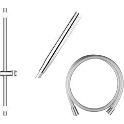 Oltens Alling zestaw prysznicowy ścienny chrom (37300100, 37102100, 37200100)