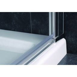 Oltens Trana drzwi prysznicowe 100 cm składane chrom połysk/szkło przezroczyste 21209100