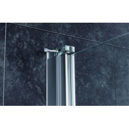 Oltens Trana drzwi prysznicowe 100 cm składane chrom połysk/szkło przezroczyste 21209100