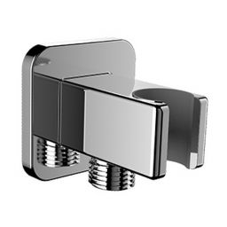 Omnires przyłącze kątowe z uchwytem chrom 8815CR