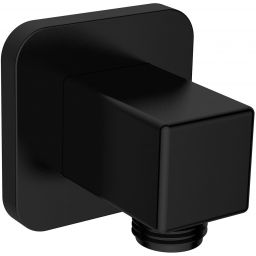 Omnires przyłącze kątowe czarny mat 8815BBL