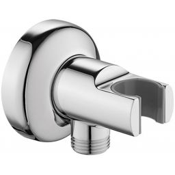 Omnires Art Deco przyłacze kątowe z uchwytem chrom 8869CR