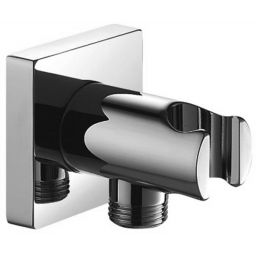 Omnires przyłącze kątowe mosiężne z uchwytem na rączkę chrom 8873/KCR