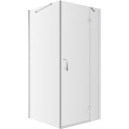 Omnires Manhattan kabina prysznicowa 90x90 cm kwadratowa chrom połysk/szkło przezroczyste MH9090CRTR