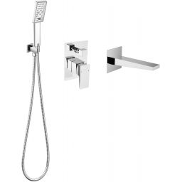 Omnires Fresh zestaw wannowo-prysznicowy podtynkowy chrom SYSFRW01CR