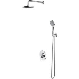 Omnires Sys zestaw prysznicowy podtynkowy z deszczownicą chrom SYSY21CR