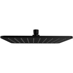 Omnires SlimLine deszczownica 25 cm mosiężna kwadratowa czarny mat WG225/OBL