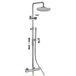 Paffoni Light kolumna prysznicowa termostatyczna chrom ZCOL646CR