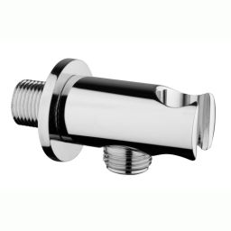 Paffoni przyłącze kątowe z uchwytem chrom ZSUP031CR