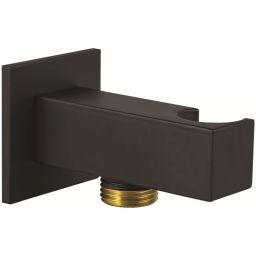 Paffoni przyłącze kątowe z uchwytem czarny mat ZSUP032NO