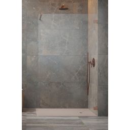 Radaway Essenza Pro Brushed Cooper Walk-In ścianka prysznicowa walk-in 110 cm miedź szczotkowana/szkło przezroczyste 10103110-93-01