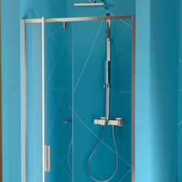 Polysan Easy Line drzwi prysznicowe 88-102 cm chrom/szkło przezroczyste EL1715