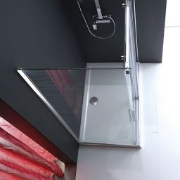 Polysan Altis Line ścianka prysznicowa 90 cm boczna chrom/szkło przezroczyste AL6015C