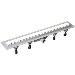 Polysan Road odpływ prysznicowy 72 cm liniowy stal polerowana 71673