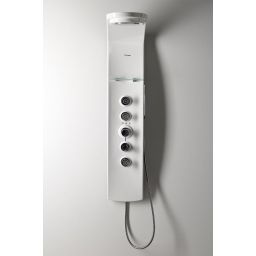 Polysan Luk panel prysznicowy ścienny termostatyczny biały 80312